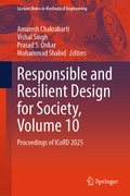 Cover: Responsible and Resilient Design for Society, Volume 10 - Springer