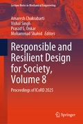 Cover: Responsible and Resilient Design for Society, Volume 8 - Springer