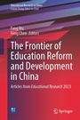 Cover: The Frontier of Education Reform and Development in China - Springer