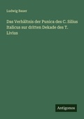 Cover: Das Verhaeltnis der Punica des C. Silius Italicus sur dritten Dekade des T. Livius - Antigonos Verlag