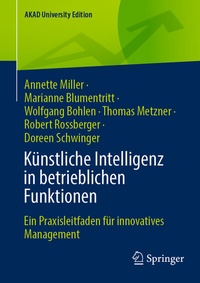 Abbildung von: Künstliche Intelligenz in betrieblichen Funktionen - Springer