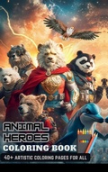 Cover: Animal Heroes Coloring Book - Notion Press