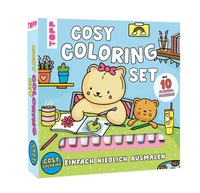 Abbildung von: Cosy Coloring Ausmalset - Einfach niedlich ausmalen - Frech