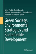 Cover: Green Society, Environmental Strategies and Sustainable Development - Springer