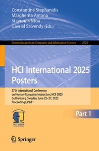 Abbildung von: HCI International 2025 Posters - Springer