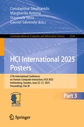 Cover: HCI International 2025 Posters - Springer