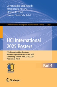Abbildung von: HCI International 2025 Posters - Springer