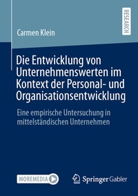 Abbildung von: Die Entwicklung von Unternehmenswerten im Kontext der Personal- und Organisationsentwicklung - Springer Gabler