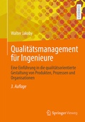 Cover: Qualit&auml;tsmanagement f&uuml;r Ingenieure - Springer Vieweg