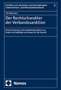 Abbildung von: Der Rechtscharakter der Verbandssanktion - Nomos