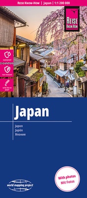 Abbildung von: Reise Know-How Landkarte Japan (1:1.200.000) - Reise Know-How Verlag Peter Rump GmbH