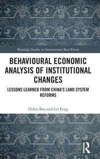 Abbildung von: Behavioural Economic Analysis of Institutional Changes - Routledge
