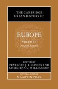 Cover: The Cambridge Urban History of Europe: Volume 1, Ancient Europe - Cambridge University Press