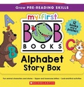 Cover: My First Bob Books - Alphabet Story Box Phonics, Letter Sounds, Ages 3 and Up, Pre-K (Reading Readiness) - Scholastic US