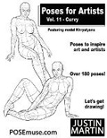 Cover: Poses for Artists Volume 11 Curvy - Posemuse
