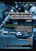 Cover: The 5th International Conference on Machining, Materials and Mechanical Technologies (IC3MT) - Trans Tech Publications Ltd
