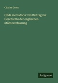 Cover: Gilda mercatoria - Antigonos Verlag