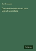 Cover: UEber Osbern Bokenam und seine Legendensammlung - Antigonos Verlag