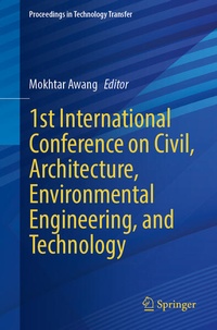 Enlarge image Cover: 1st International Conference on Civil, Architecture, Environmental Engineering, and Technology - Springer