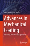 Cover: Advances in Mechanical Coating - Springer Nature Switzerland AG