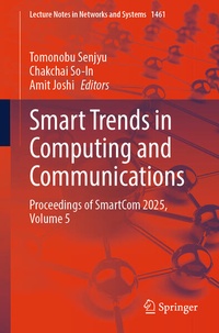 Enlarge image Cover: Smart Trends in Computing and Communications - Springer