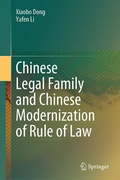 Cover: Chinese Legal Family and Chinese Modernization of Rule of Law - Springer