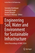 Cover: Engineering Soil, Water and Environment for Sustainable Infrastructure - Springer