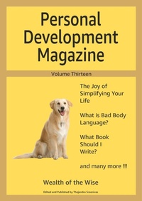 Enlarge image Cover: Personal Development Magazine - Volume Thirteen - Thejendra Sreenivas
