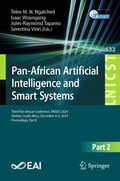 Cover: Pan-African Artificial Intelligence and Smart Systems - Springer
