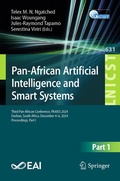 Cover: Pan-African Artificial Intelligence and Smart Systems - Springer