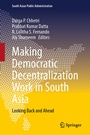 Cover: Making Democratic Decentralization Work in South Asia - Springer