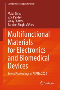 Enlarge image Cover: Multifunctional Materials for Electronics and Biomedical Devices - Springer Nature Switzerland AG