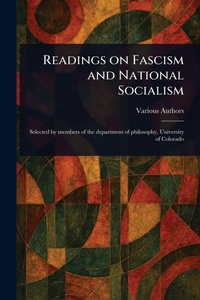Abbildung von: Readings on Fascism and National Socialism - Anson Street Press