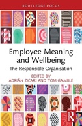 Cover: Employee Meaning and Wellbeing - Routledge