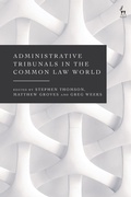 Cover: Administrative Tribunals in the Common Law World - Hart Publishing