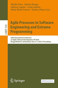Enlarge image Cover: Agile Processes in Software Engineering and Extreme Programming - Springer