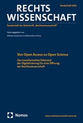 Cover: Von Open Access zu Open Science - Nomos