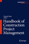 Cover: Handbook of Construction Project Management - Springer Nature Switzerland AG