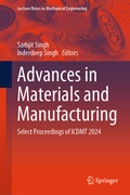 Cover: Advances in Materials and Manufacturing - Springer