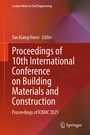 Cover: Proceedings of 10th International Conference on Building Materials and Construction - Springer