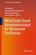 Cover: Metal Oxide Based Nanophotocatalyst for Wastewater Purification - Springer