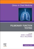 Cover: Pulmonary Function Testing, An Issue of Clinics in Chest Medicine: Volume 46-3 - Churchill Livingstone