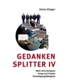 Cover: Gedankensplitter IV - BoD - Books on Demand