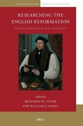 Cover: Researching the English Reformation - Brill