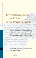 Cover: Performance, Space, and Time in the Dead Sea Scrolls - Brill
