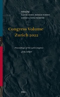 Cover: Congress Volume Zurich 2022 - Brill