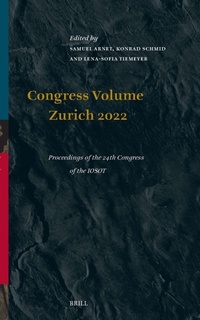 Enlarge image Cover: Congress Volume Zurich 2022 - Brill