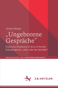 Abbildung von: "Ungeborene Gespräche" - J.B. Metzler