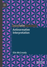 Abbildung von: Antinormative Interpretation - Palgrave Macmillan