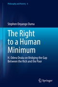 Cover: The Right to a Human Minimum - Springer
